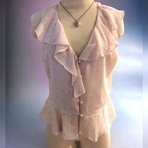 Gianni Bini sleeveless blouse size large